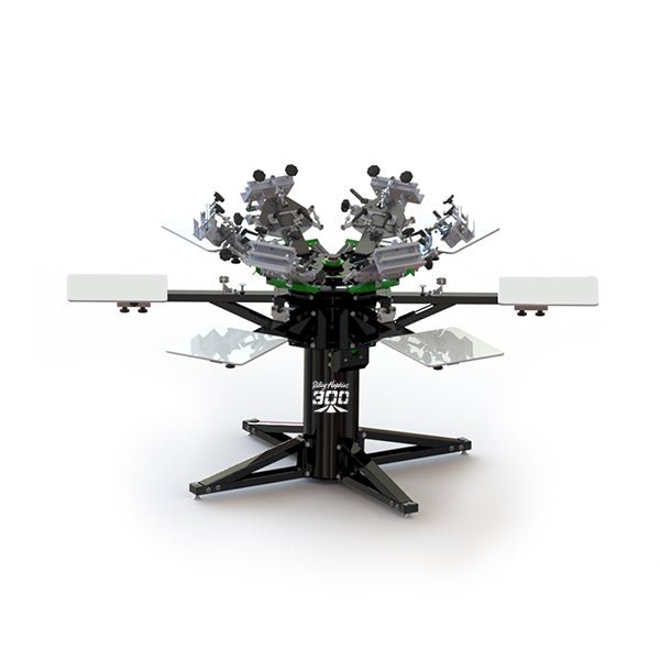 Riley Hopkins 300 Screen Printing Press with XYZ Micro Registration - McLogan Supply