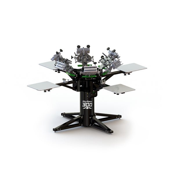 Riley Hopkins 300 Screen Printing Press with XYZ Micro Registration - McLogan Supply