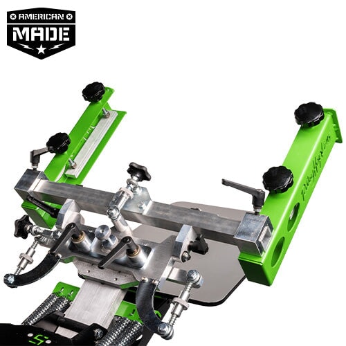 Riley Hopkins 360 Screen Printing Press with XYZ Micro Registration