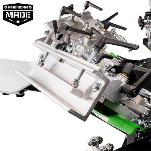 Riley Hopkins 360 Screen Printing Press with XYZ Micro Registration - McLogan Supply