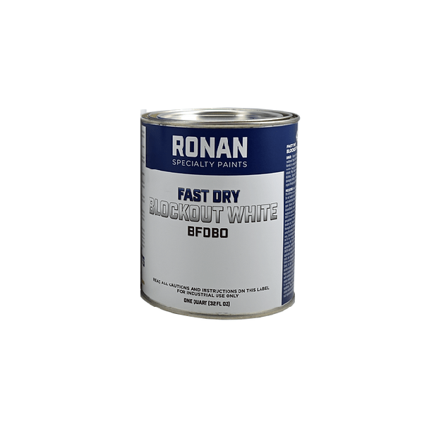 Ronan Bulletin Fast Dry Blockout White - McLogan Supply