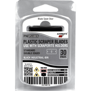 ScrapeRite Plastic Razor Blades Black 30 Pack - McLogan Supply