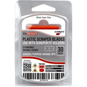 ScrapeRite Plastic Razor Blades Orange 30 Pack - McLogan Supply