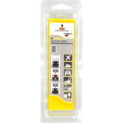 ScrapeRite Plastic Razor Blades Yellow 100 Pack - McLogan Supply