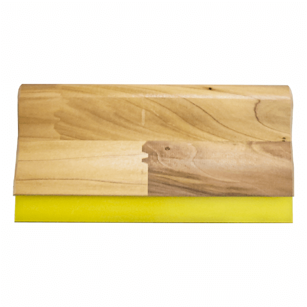 Small Wood Screen Printing Squeegee - 70 Durometer - McLogan Supply