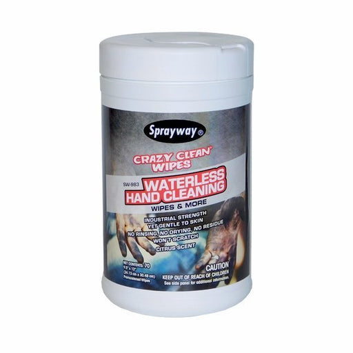 Sprayway Crazy Clean Wipes (70 Wipes) - McLogan Supply