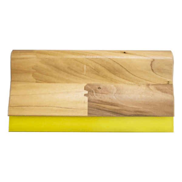 Small Wood Screen Printing Squeegee - 70 Durometer