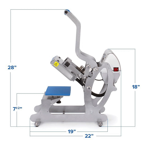 Stahls Hotronix LowRider 6x6 Heat Press - McLogan Supply