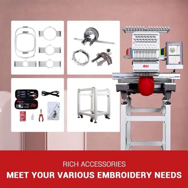 THE MIRROR BAi 15 - Needle Commercial Embroidery Machine - McLogan Supply