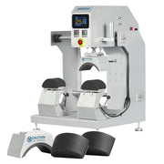 TITAN Double Station Dual Heat Pneumatic Cap & Label Combo Heat Press