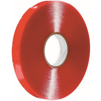 VHB Clear Double Sided Red Tape 3/4 Inch x 36 Yards