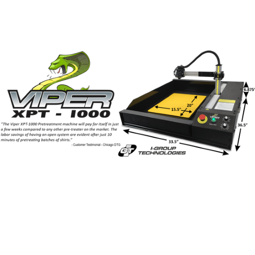 Viper XPT - 1000 Pretreatment Machine - McLogan Supply