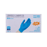 Wally Plastic Vinyl and Nitrile Blend Synthetic Gloves - 3Mil Powder Free - McLogan Supply