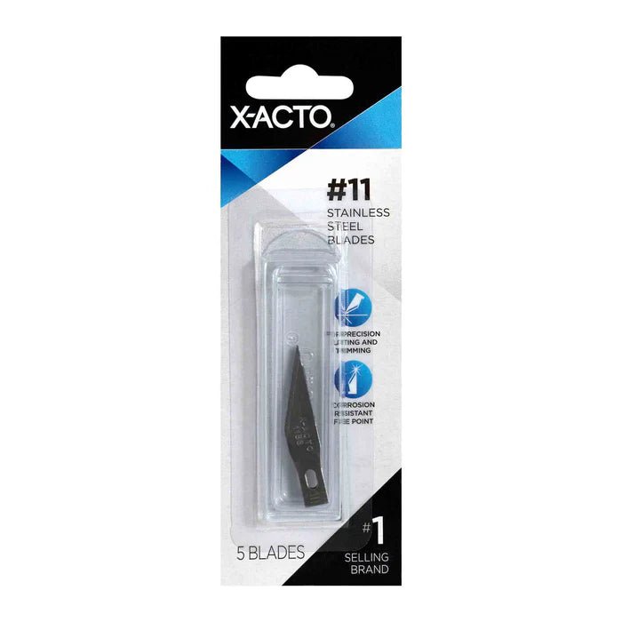 X - Acto #11 Stainless Steel Blades X221 - McLogan Supply