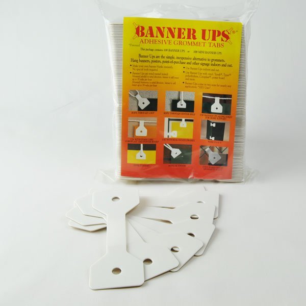 Banner Up Adhesive Tab Hangers