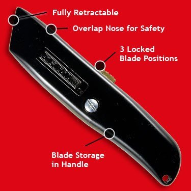 American Line Retractable Utility Knife