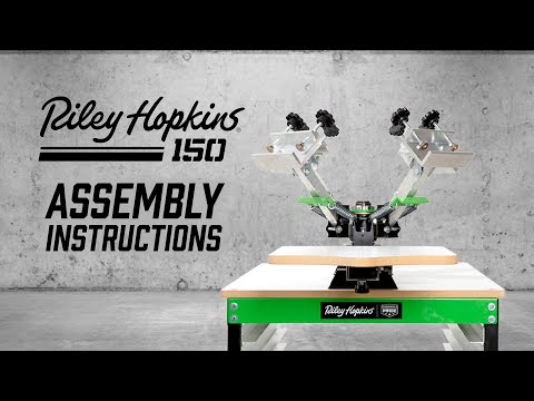 Riley Hopkins 150 Screen Printing Press