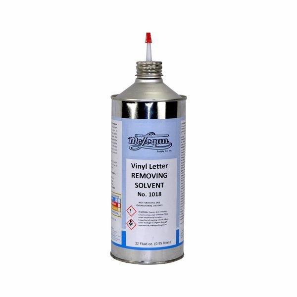 McLogan Vinyl Lettering Removing Solvent - McLogan Supply